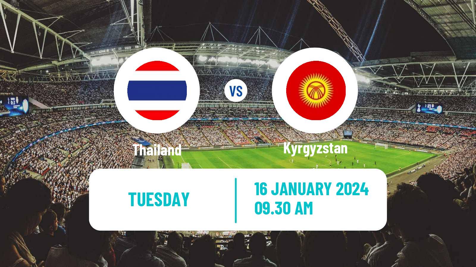 Soccer Asian Cup Thailand - Kyrgyzstan
