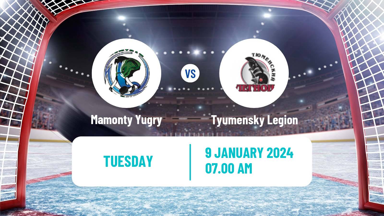 Hockey MHL Mamonty Yugry - Tyumensky Legion