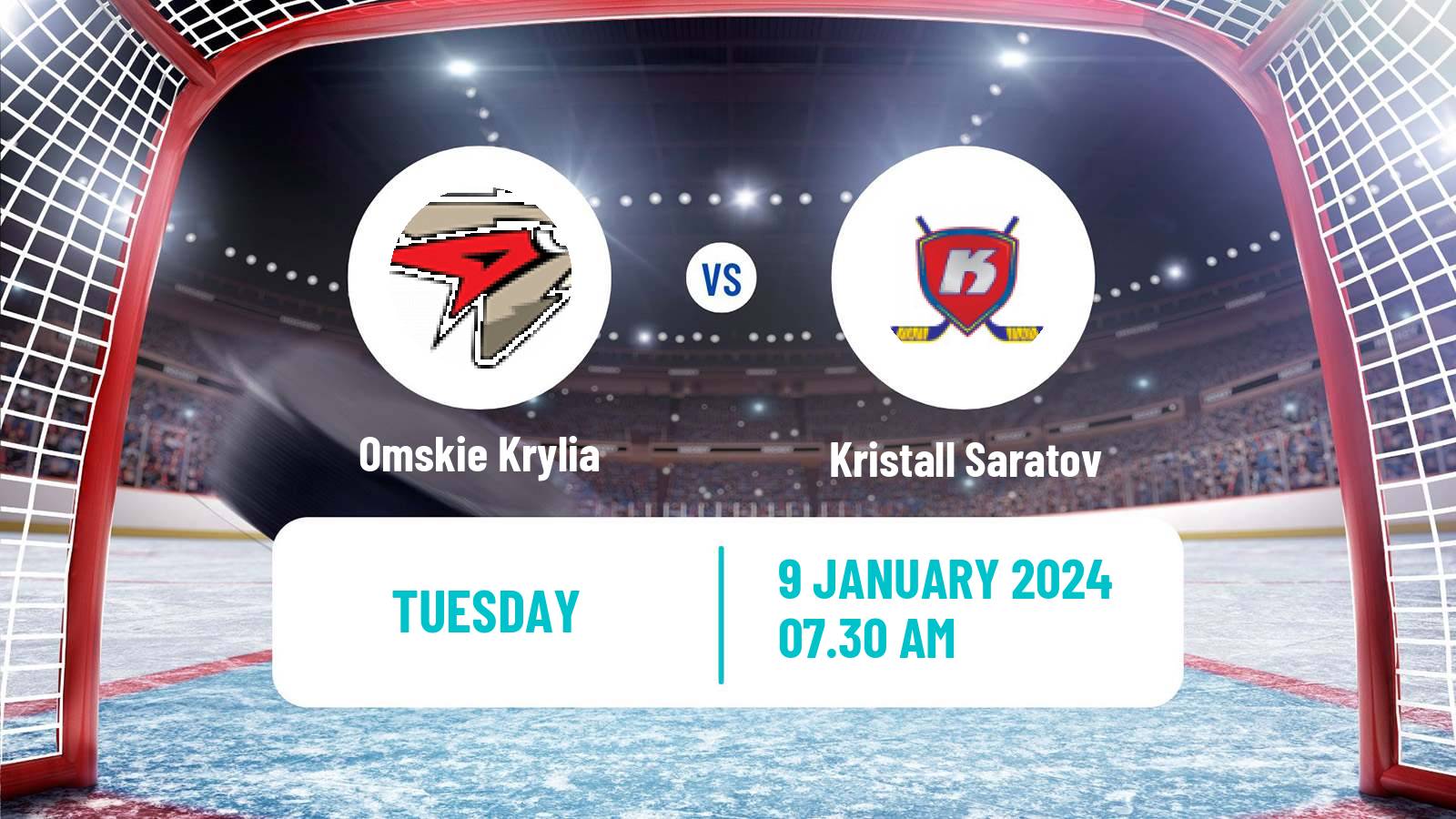 Hockey VHL Omskie Krylia - Kristall Saratov