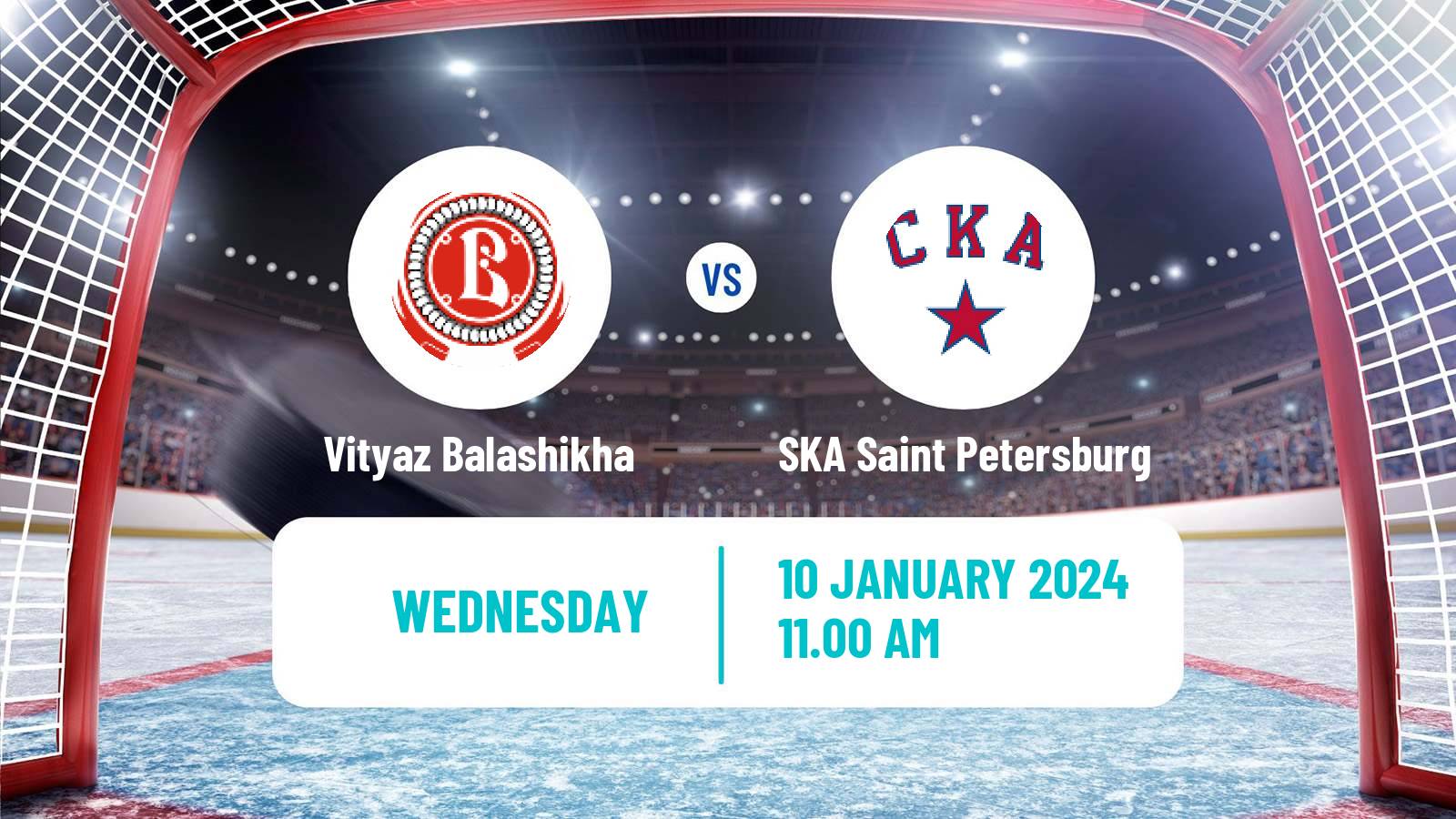 Hockey KHL Vityaz Balashikha - SKA Saint Petersburg