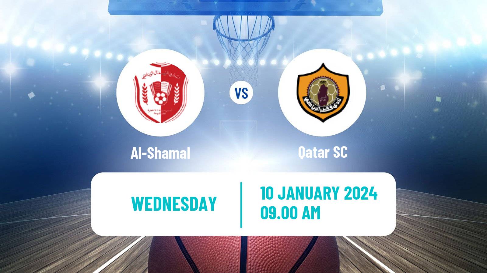 Basketball Qatar Basketball League Al-Shamal - Qatar SC