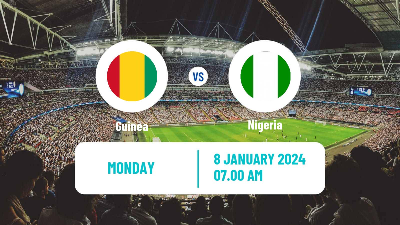 Soccer Friendly Guinea - Nigeria