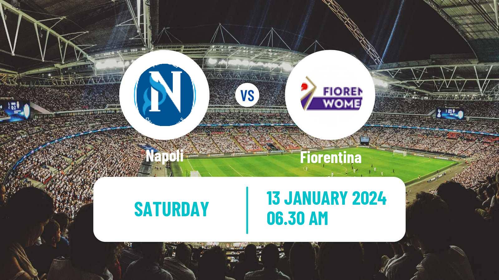 Soccer Italian Serie A Women Napoli - Fiorentina