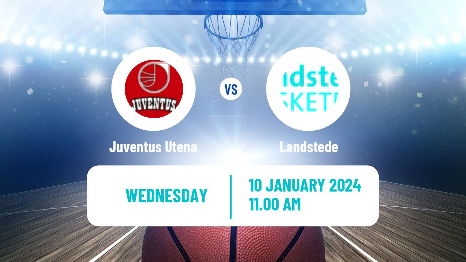 Basketball ENBL Juventus Utena - Landstede