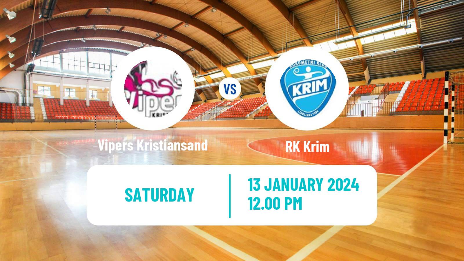 Handball EHF Champions League Women Vipers Kristiansand - RK Krim