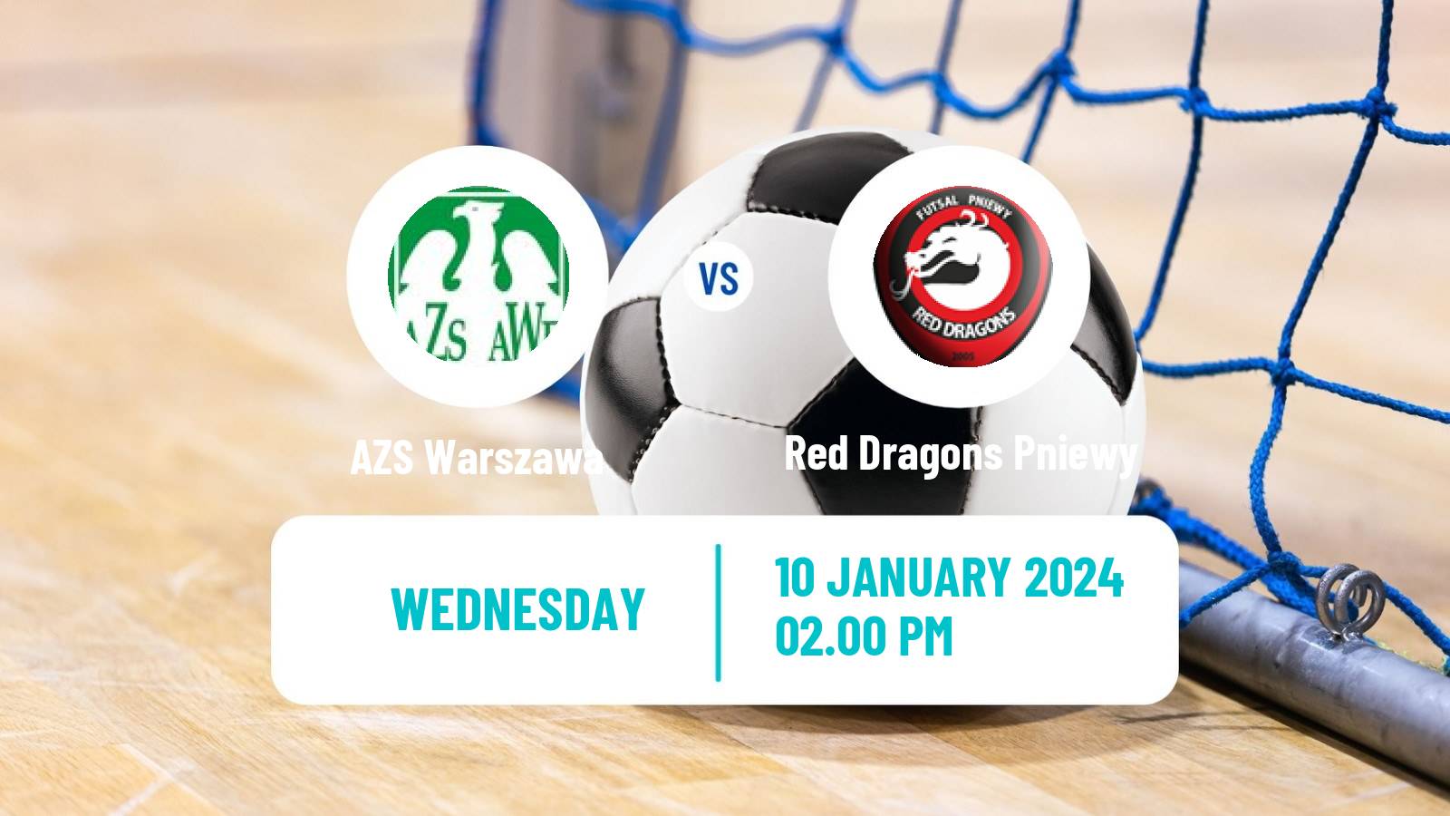 Futsal Polish Ekstraklasa Futsal AZS Warszawa - Red Dragons Pniewy