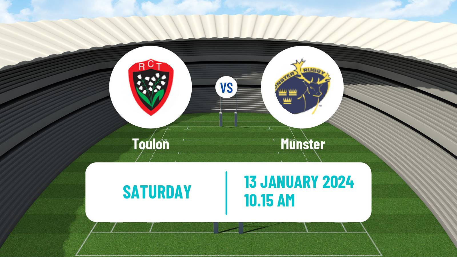 Rugby union European Rugby Champions Cup Toulon - Munster