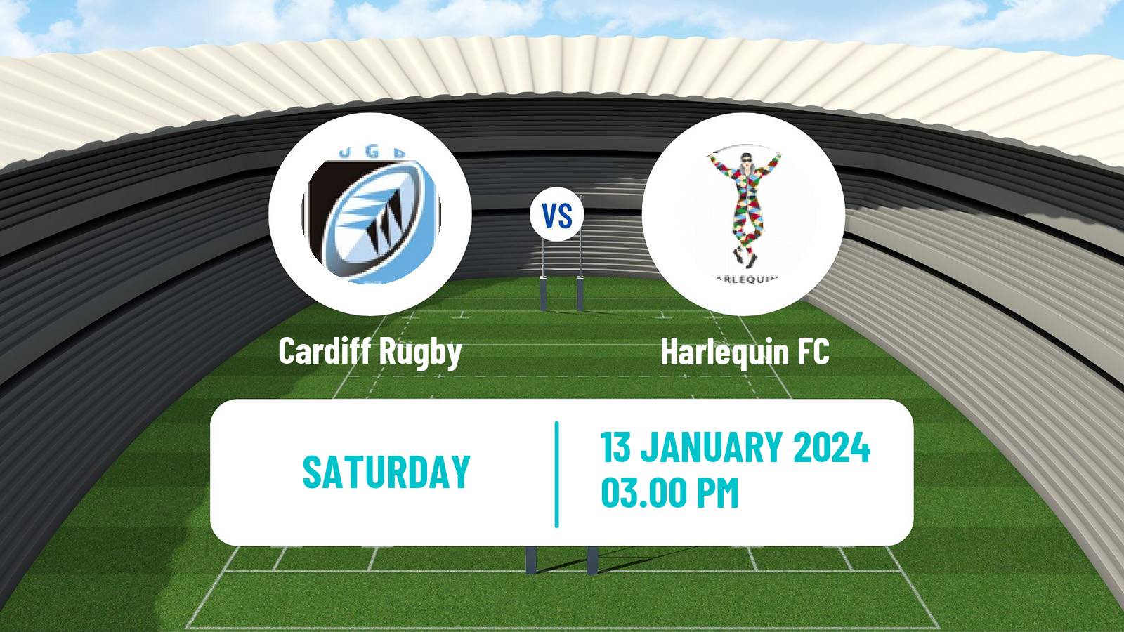 Rugby union European Rugby Champions Cup Cardiff Rugby - Harlequins