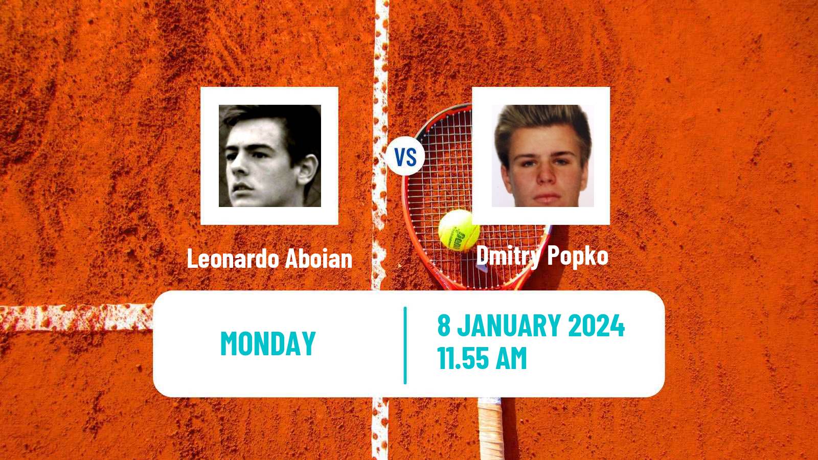 Tennis Buenos Aires Challenger Men Leonardo Aboian - Dmitry Popko