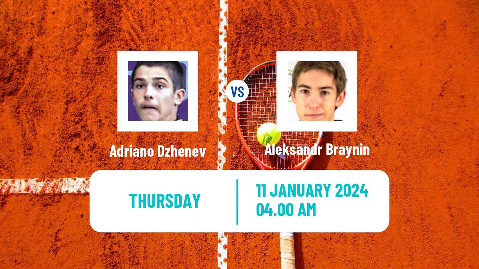 Tennis ITF M15 Antalya Men 2024 Adriano Dzhenev - Aleksandr Braynin