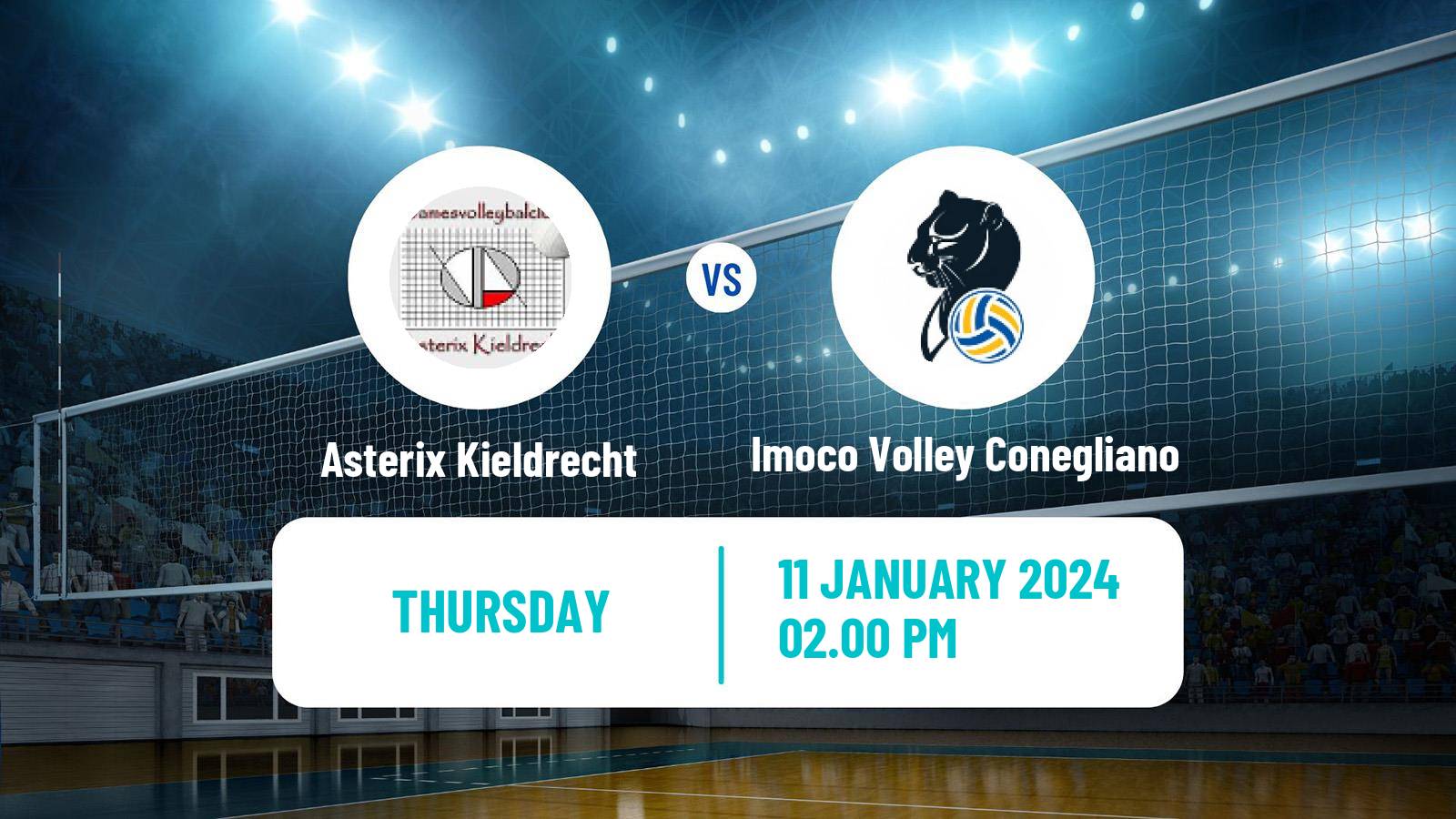 Volleyball CEV Champions League Women Asterix Kieldrecht - Imoco Volley Conegliano