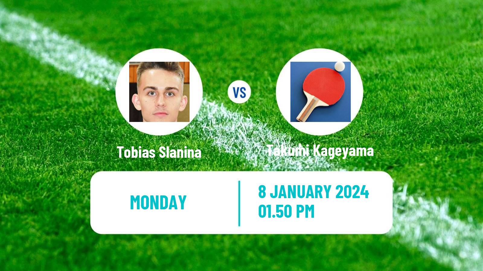 Table tennis Challenger Series Men Tobias Slanina - Takumi Kageyama