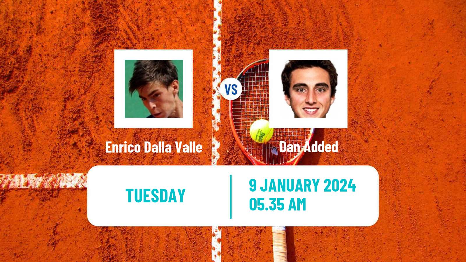 Tennis Oeiras 2 Challenger Men Enrico Dalla Valle - Dan Added