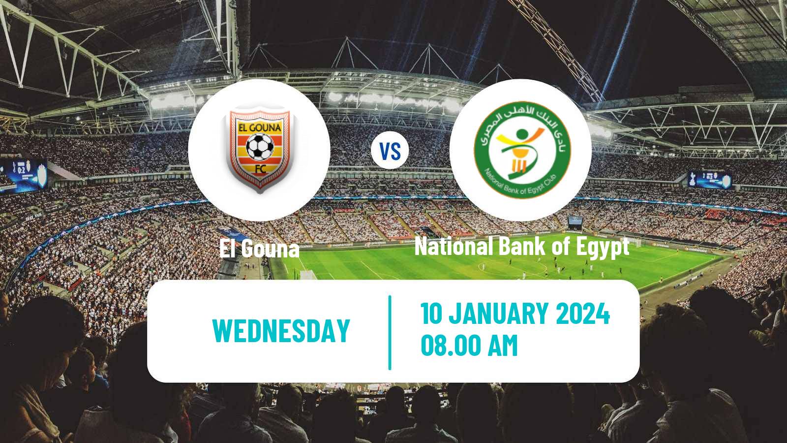 Soccer Egyptian League Cup El Gouna - National Bank of Egypt