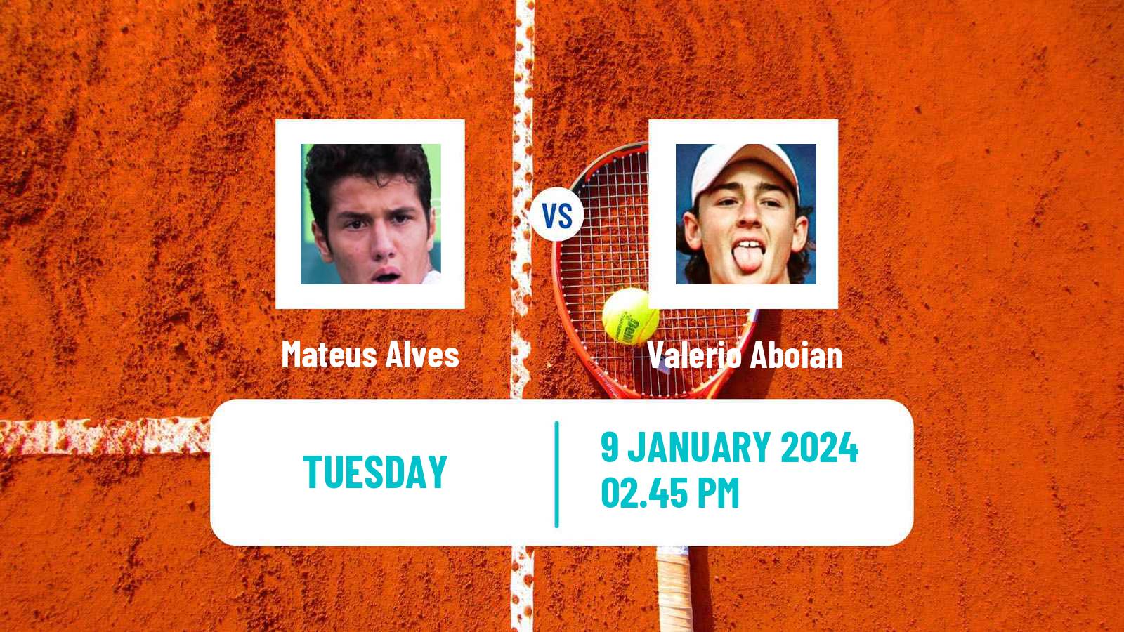 Tennis Buenos Aires Challenger Men Mateus Alves - Valerio Aboian