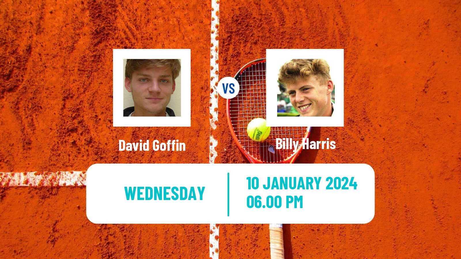 Tennis ATP Australian Open David Goffin - Billy Harris