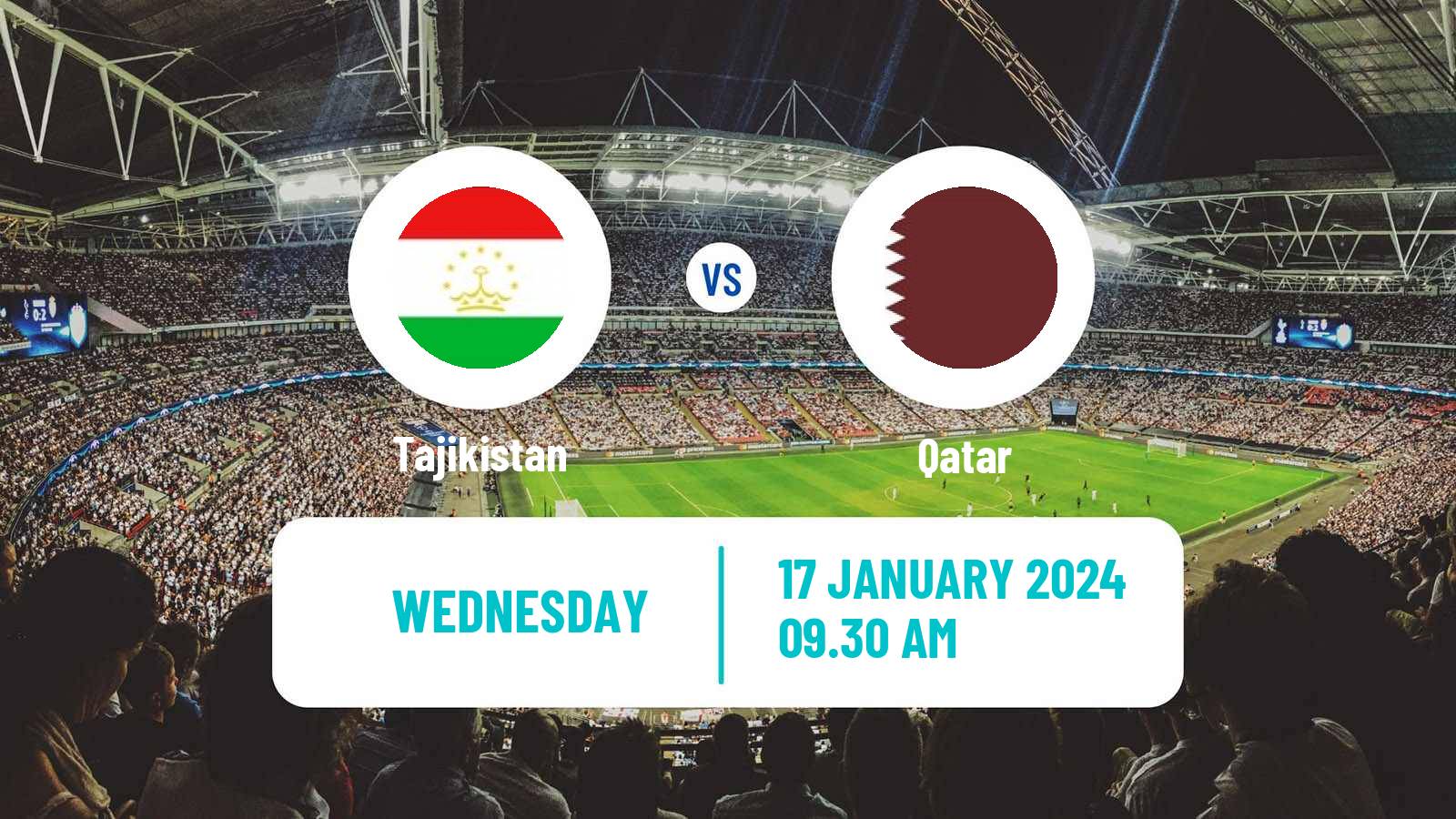 Soccer Asian Cup Tajikistan - Qatar