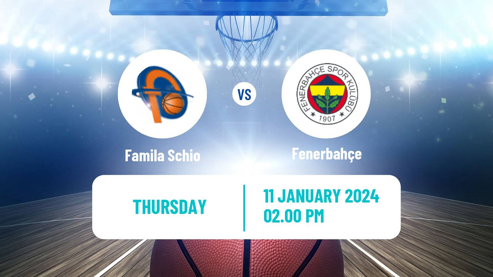Basketball Euroleague Women Famila Schio - Fenerbahçe