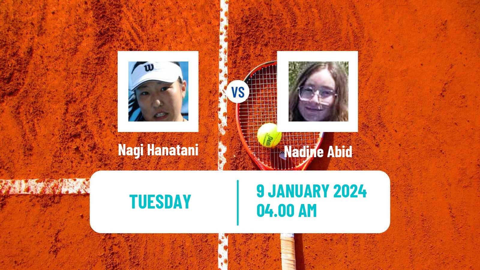 Tennis ITF W15 Monastir 2 Women Nagi Hanatani - Nadine Abid