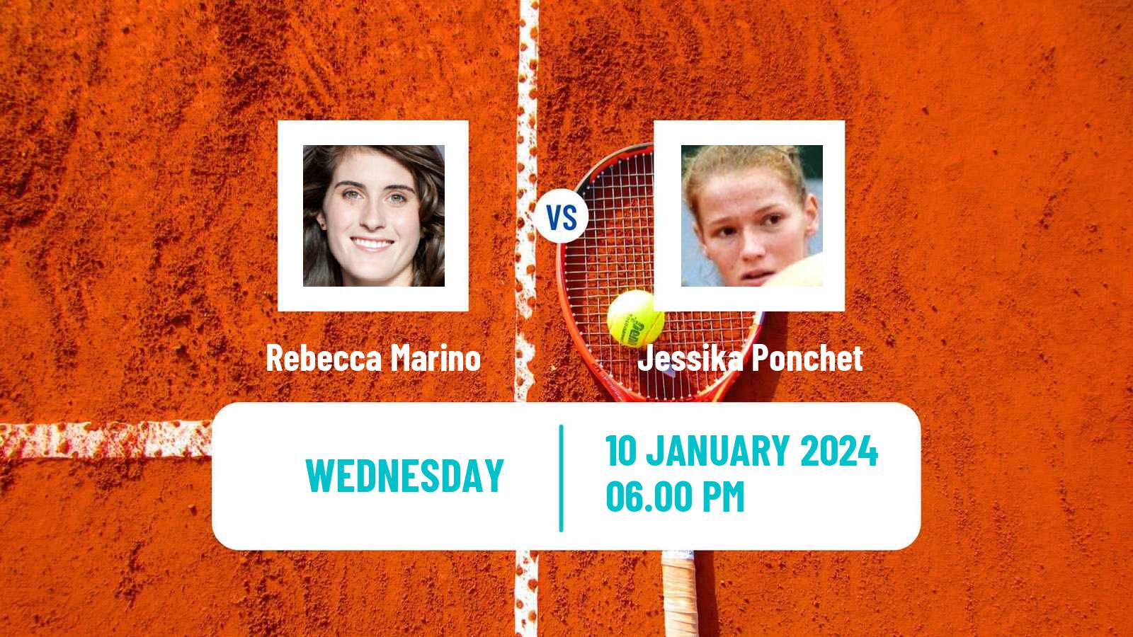 Tennis WTA Australian Open Rebecca Marino - Jessika Ponchet