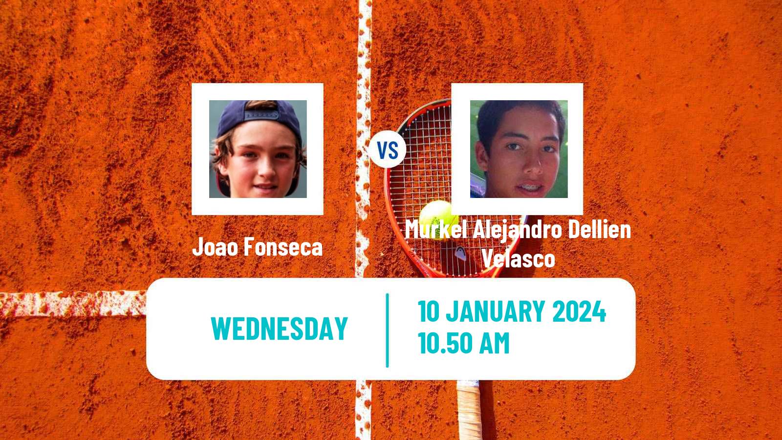 Tennis Buenos Aires Challenger Men Joao Fonseca - Murkel Alejandro Dellien Velasco