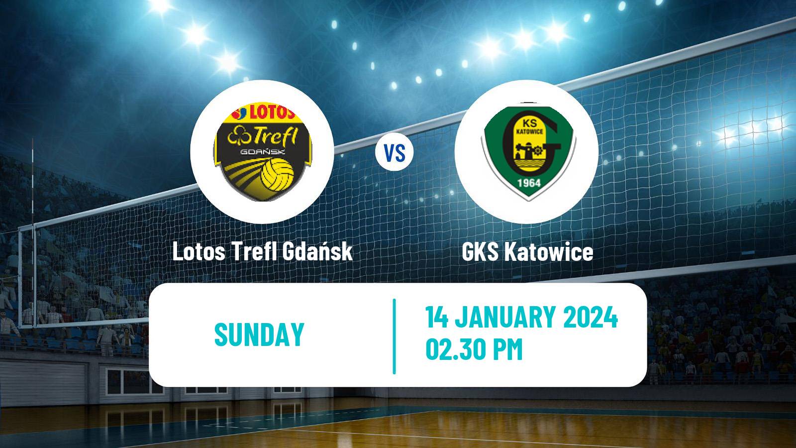 Volleyball Polish PlusLiga Lotos Trefl Gdańsk - GKS Katowice