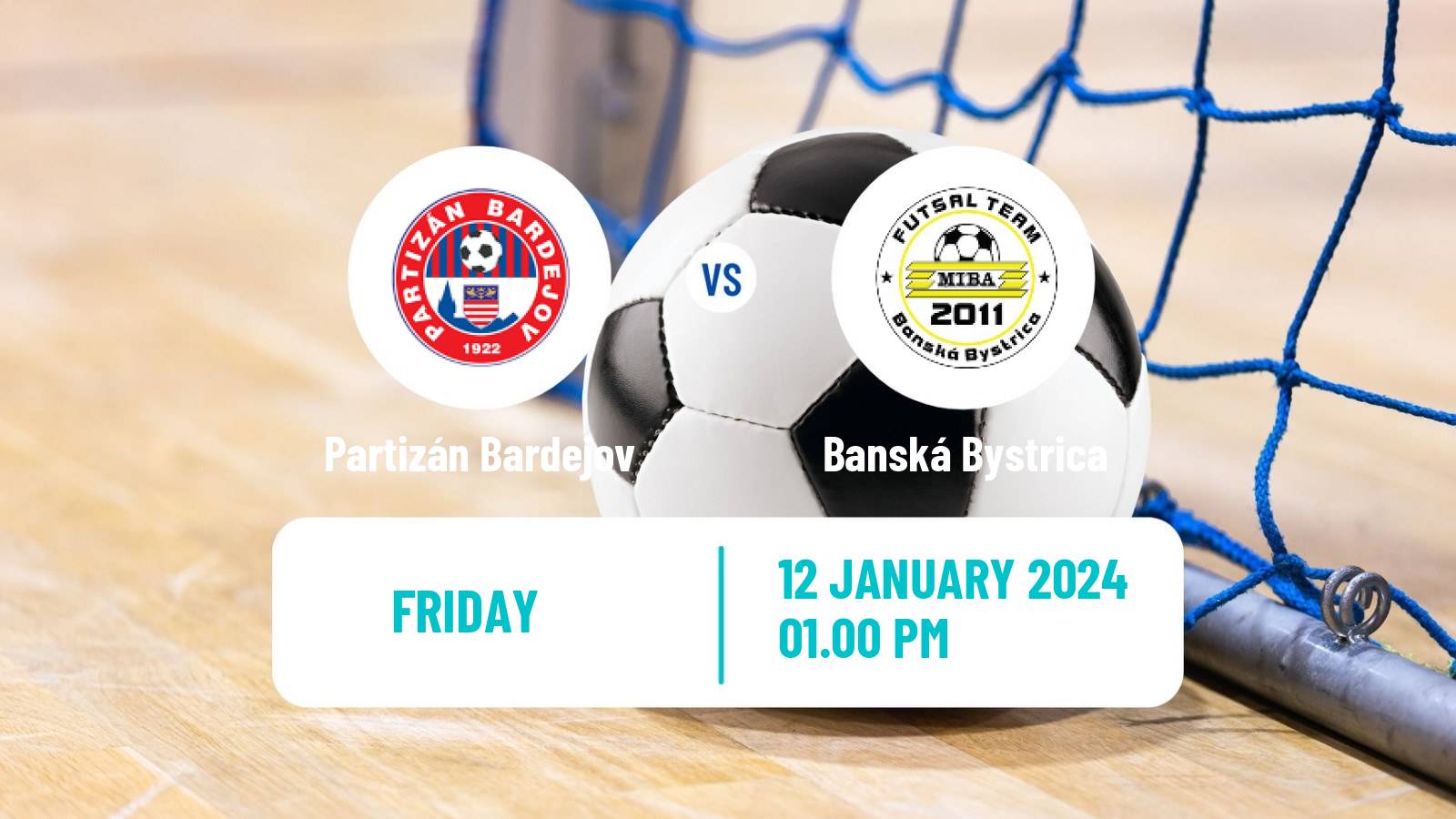 Futsal Slovak Extraliga Futsal Partizán Bardejov - Banská Bystrica