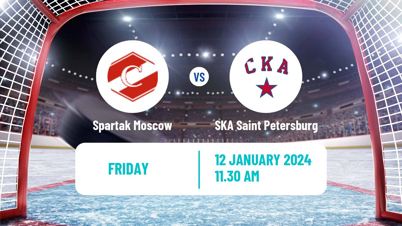 Hockey KHL Spartak Moscow - SKA Saint Petersburg