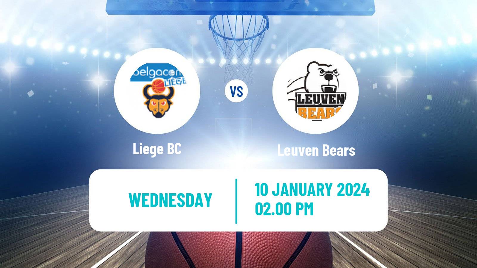 Basketball BNXT League Liege - Leuven Bears