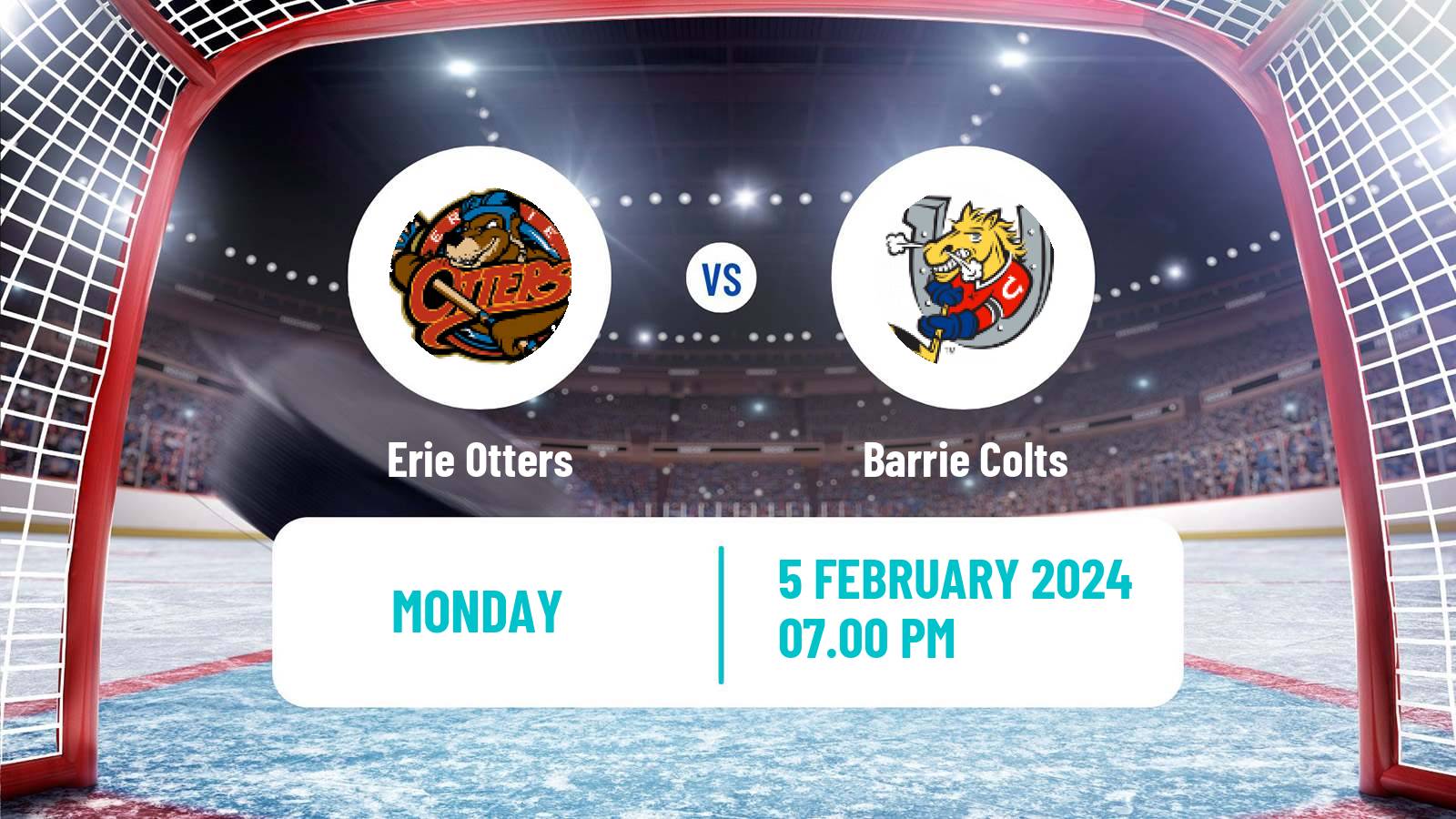 Hockey OHL Erie Otters - Barrie Colts