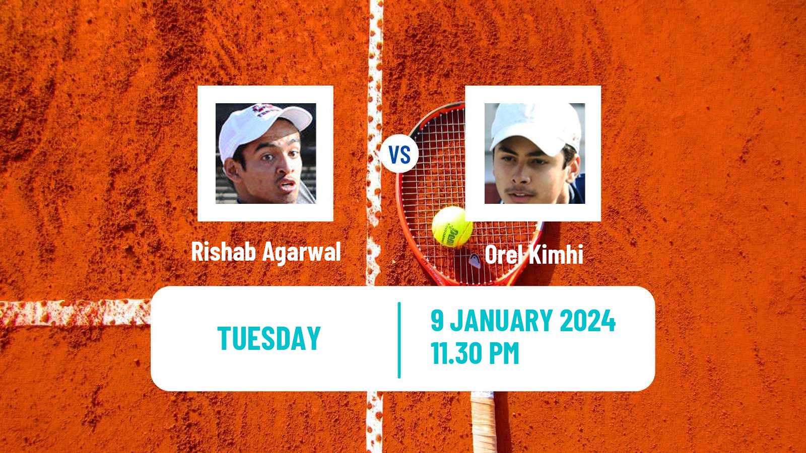 Tennis ITF M25 Mandya Men Rishab Agarwal - Orel Kimhi