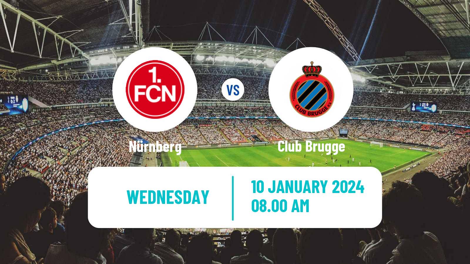 Soccer Club Friendly Nürnberg - Club Brugge