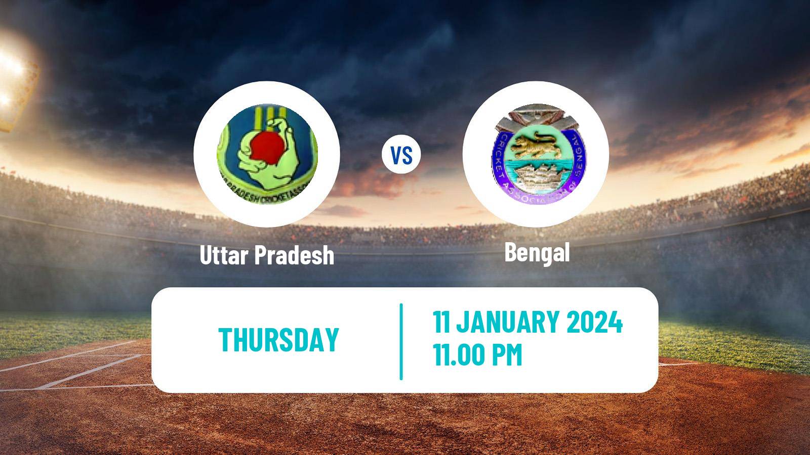 Cricket Ranji Trophy Uttar Pradesh - Bengal
