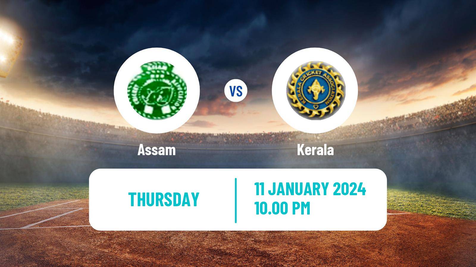 Cricket Ranji Trophy Assam - Kerala
