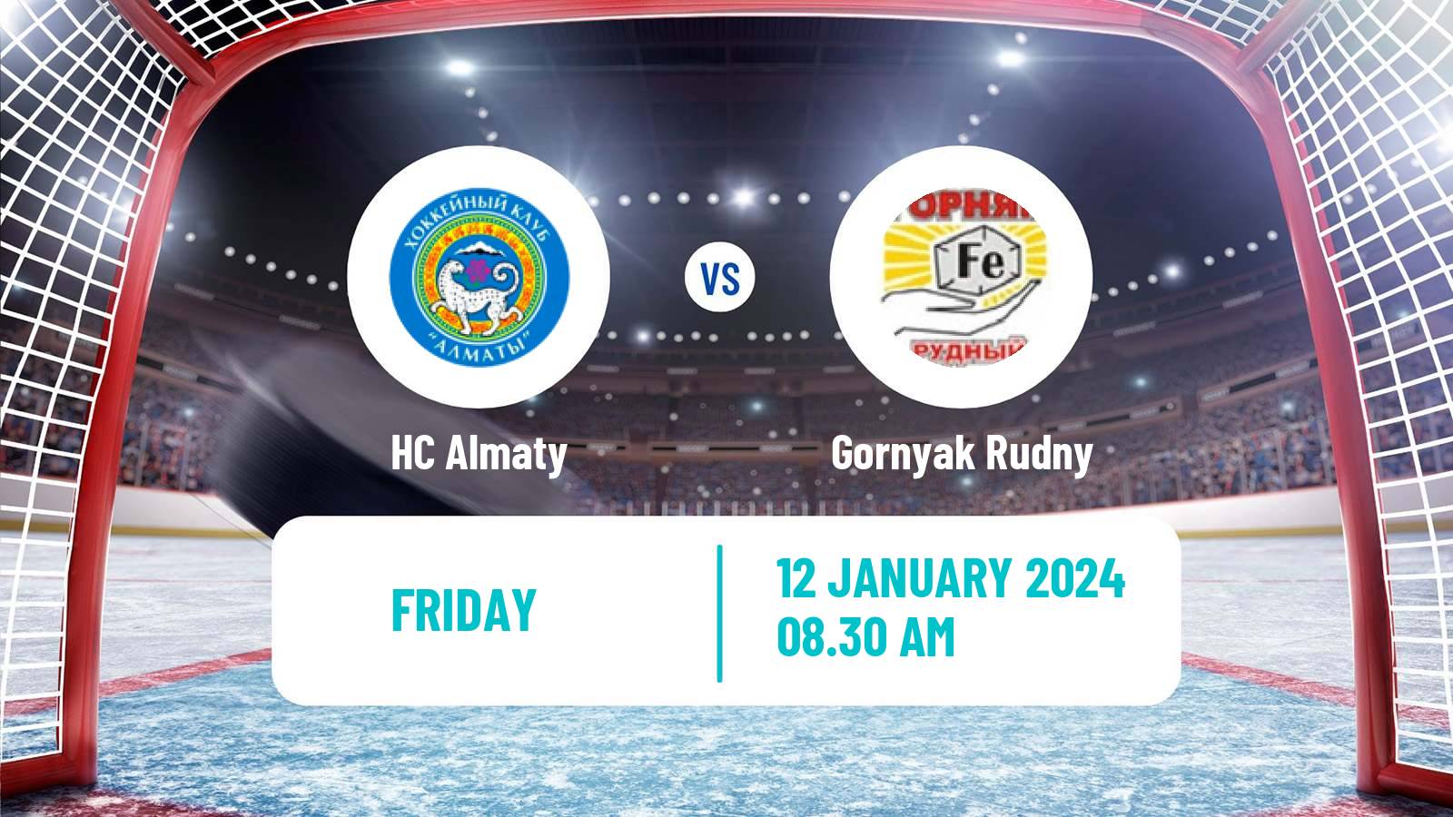 Hockey Kazakh Ice Hockey Championship Almaty - Gornyak Rudny