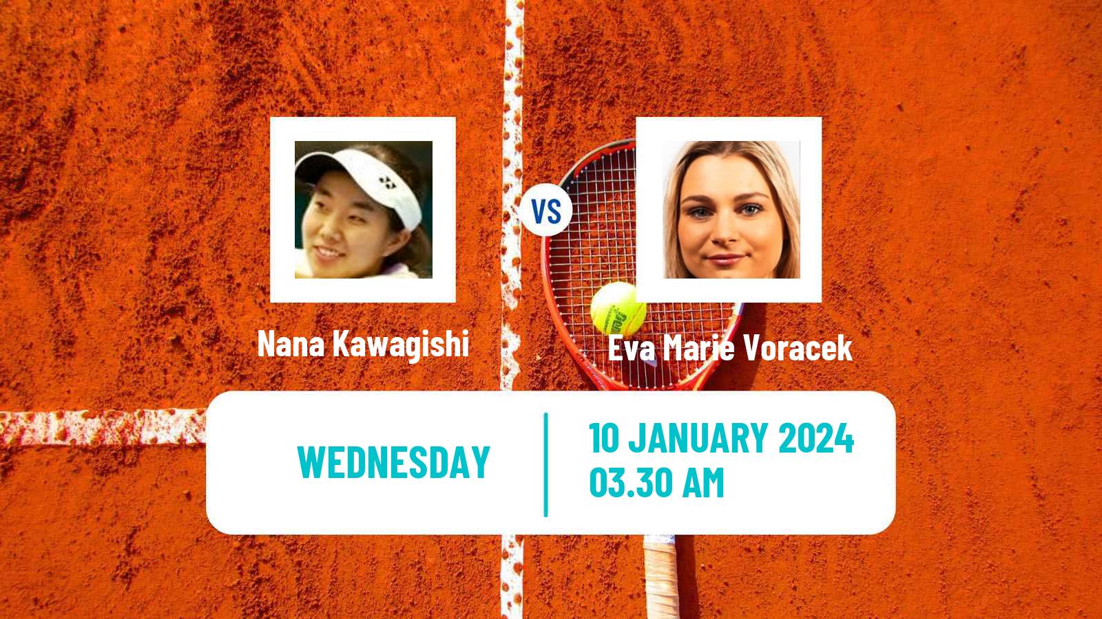 Tennis ITF W15 Monastir 2 Women Nana Kawagishi - Eva Marie Voracek