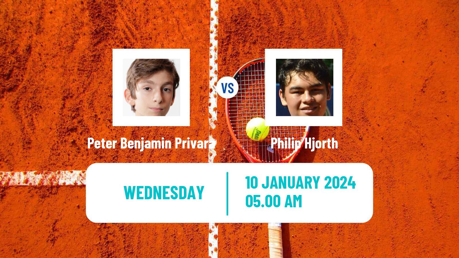 Tennis ITF M15 Monastir 2 Men Peter Benjamin Privara - Philip Hjorth