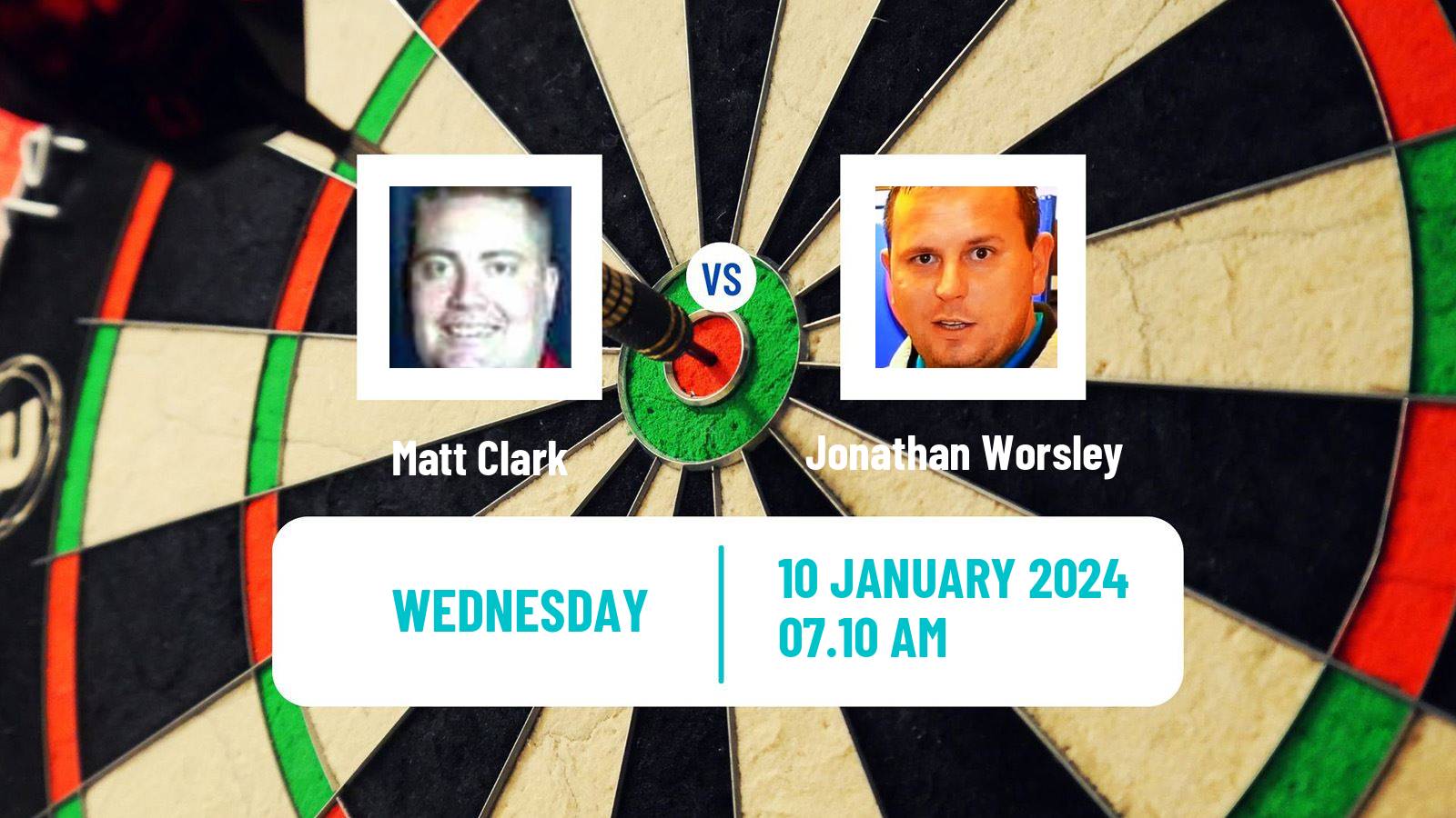 Darts Modus Super Series Matt Clark - Jonathan Worsley