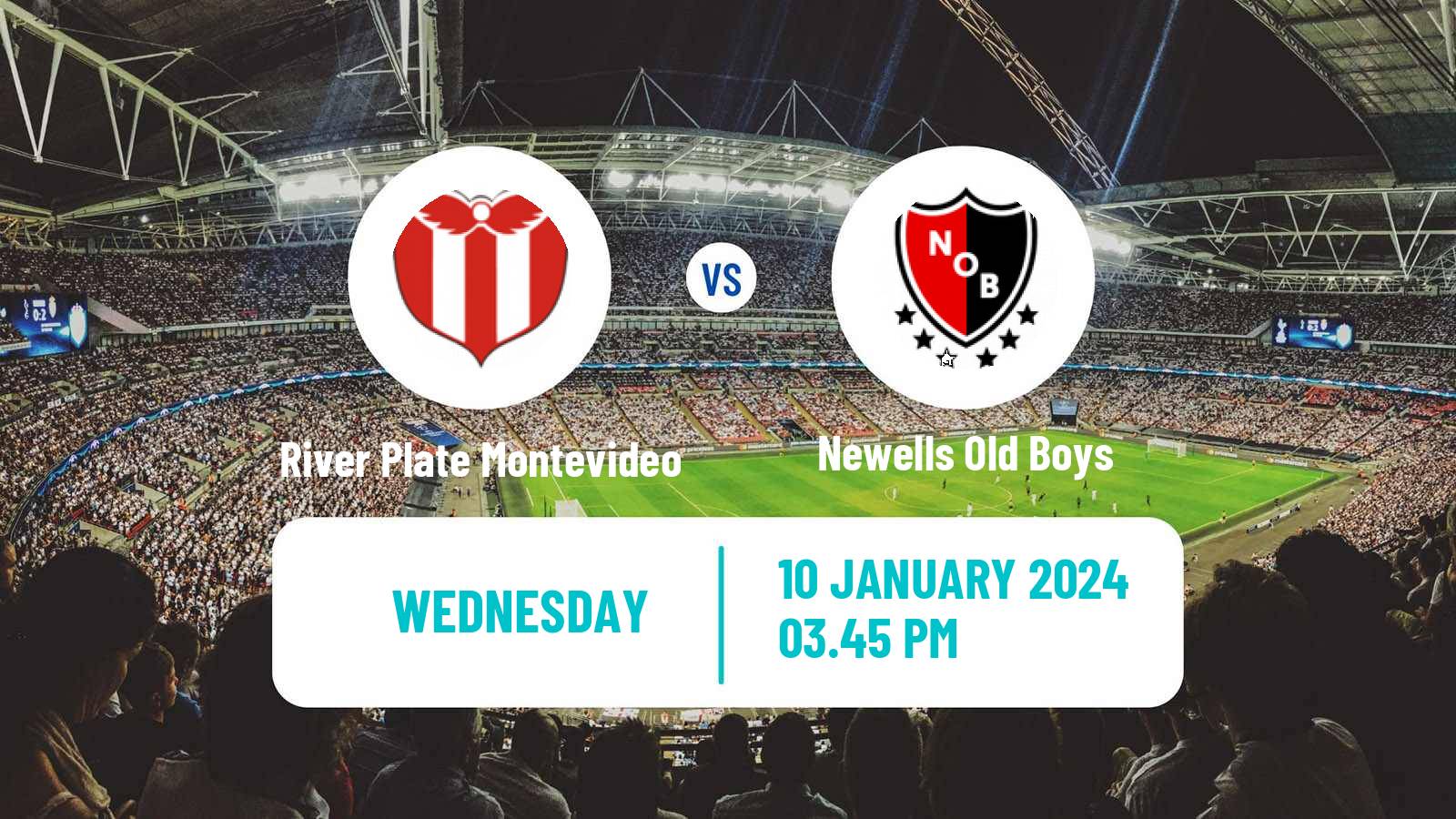 Soccer Club Friendly River Plate Montevideo - Newells Old Boys