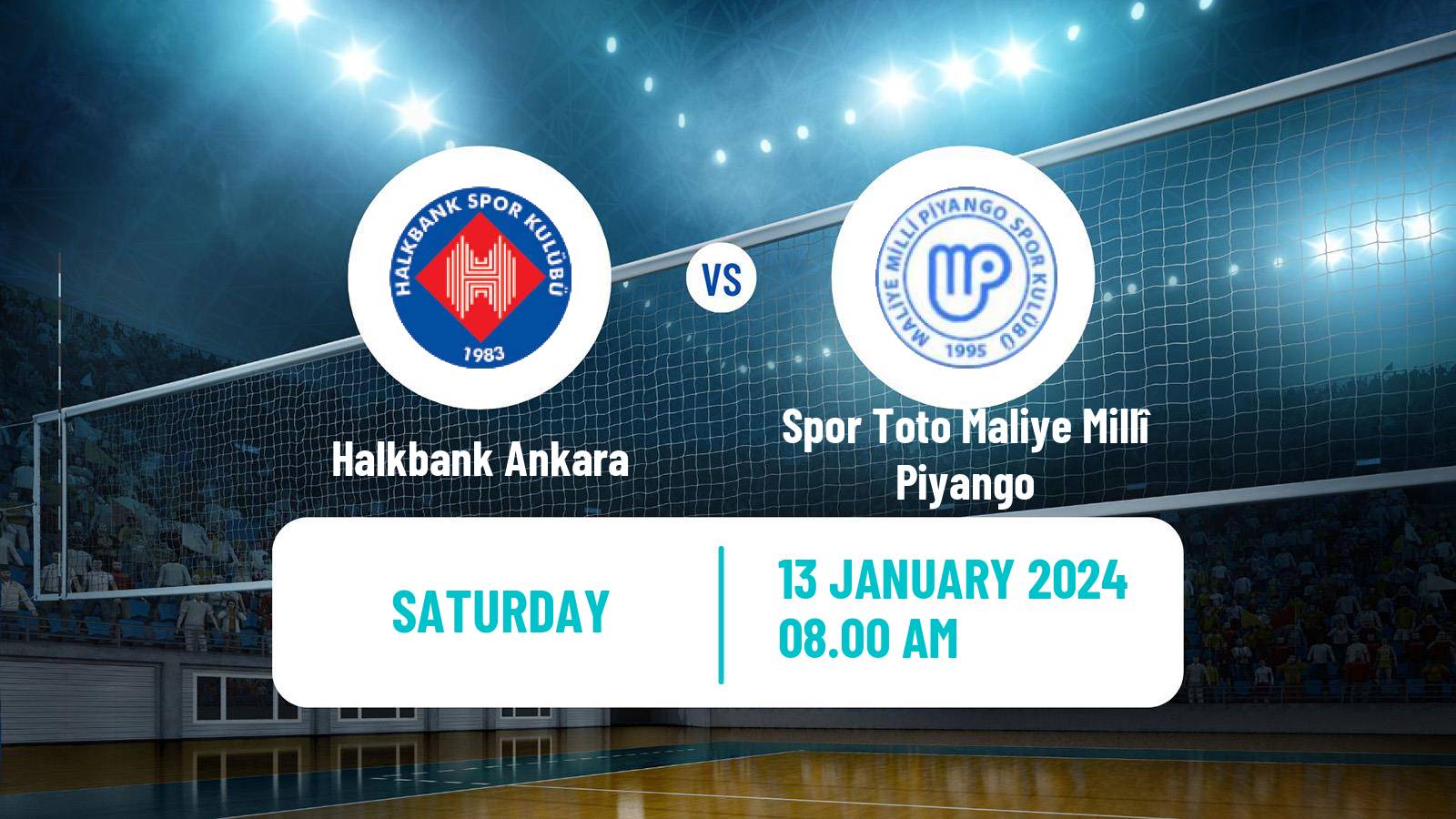 Volleyball Turkish Efeler Ligi Volleyball Halkbank Ankara - Spor Toto Maliye Millî Piyango