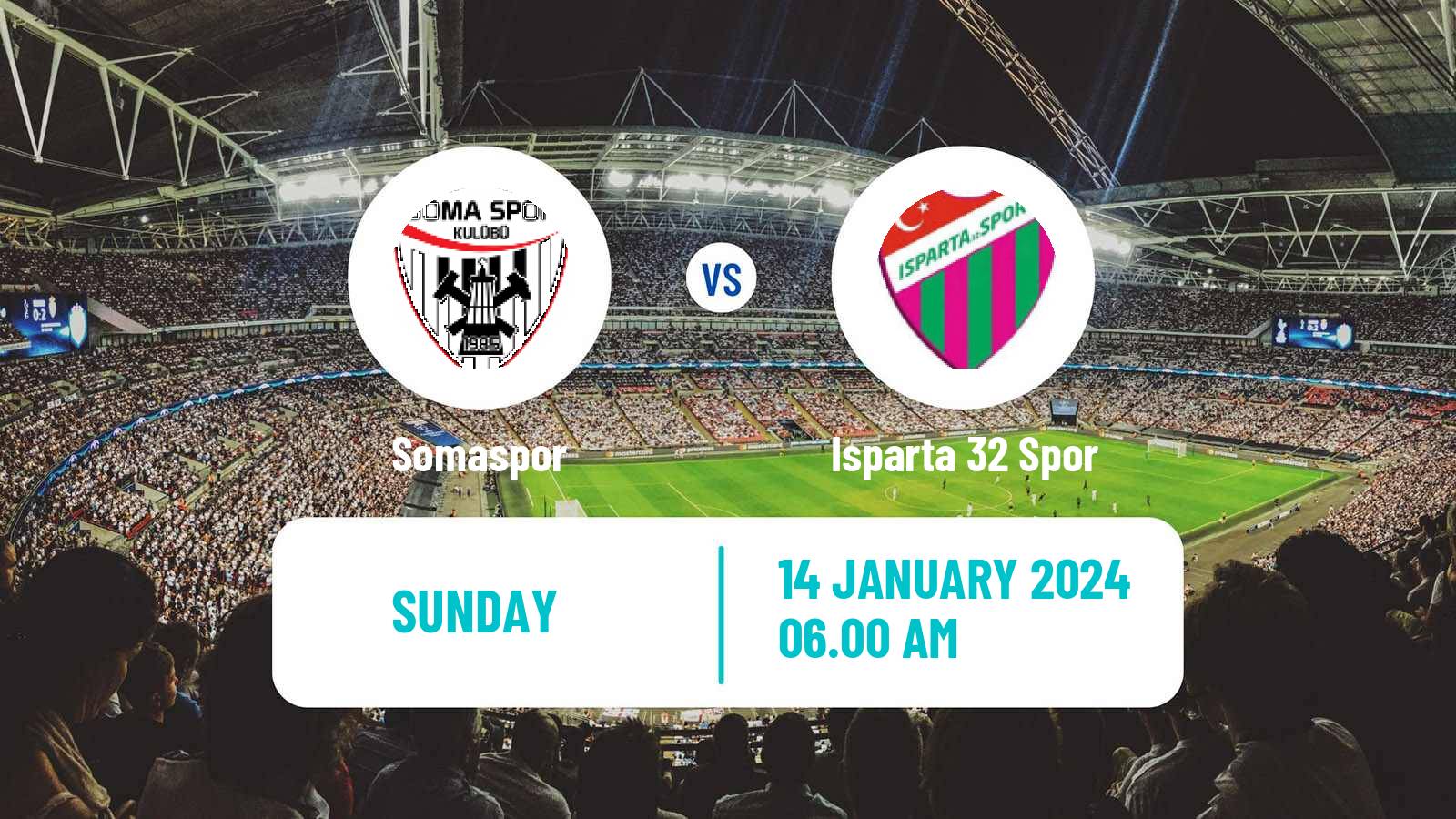 Soccer Turkish Second League Red Group Somaspor - Isparta 32 Spor
