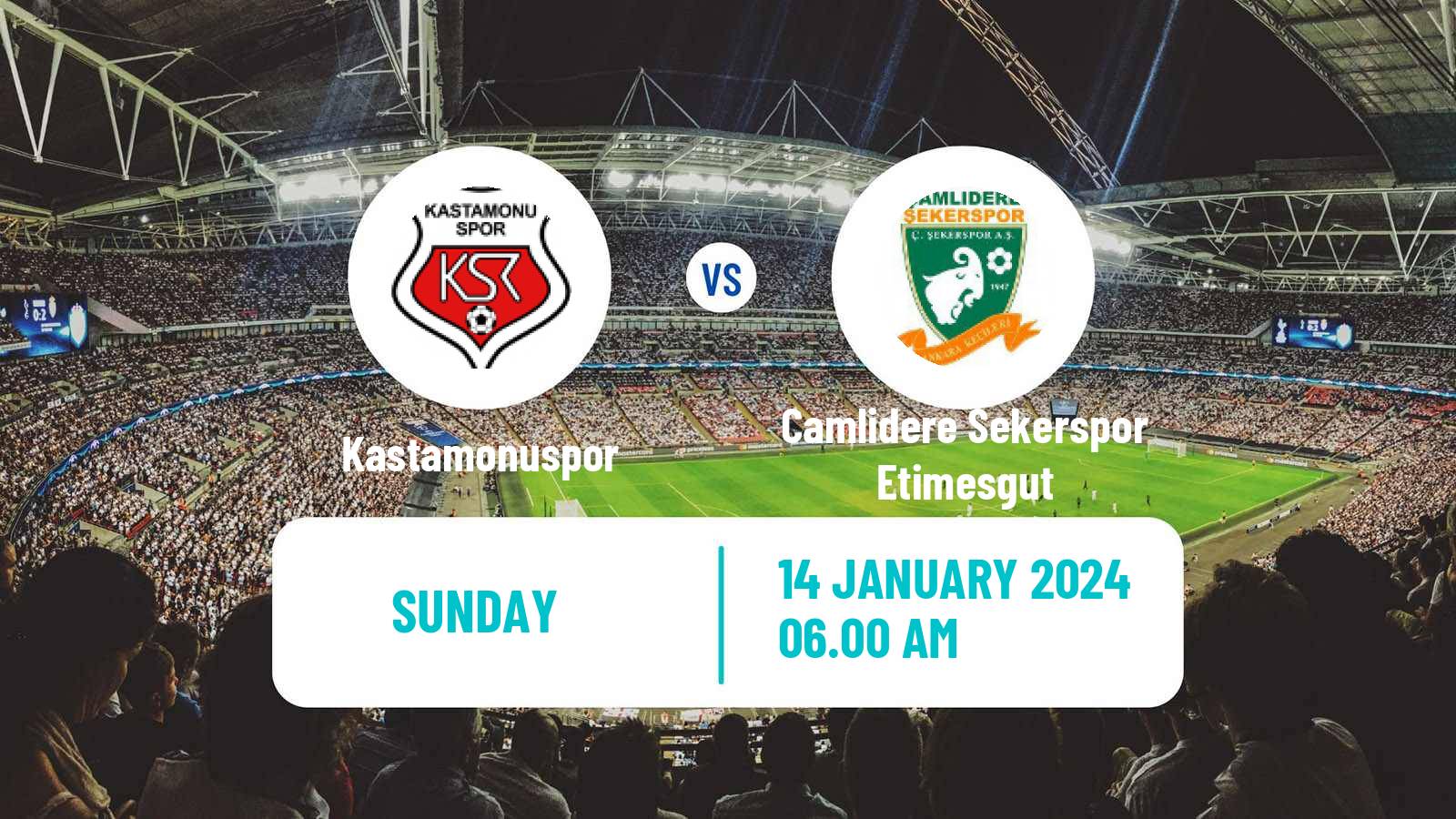 Soccer Turkish Second League Red Group Kastamonuspor - Camlidere Sekerspor Etimesgut