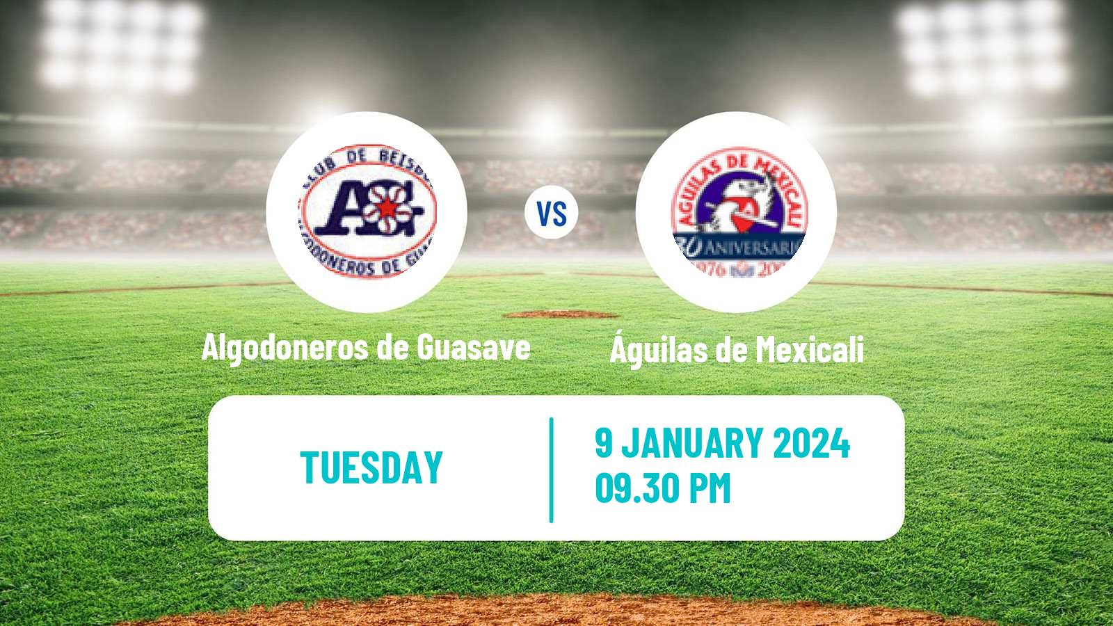 Baseball LMP Algodoneros de Guasave - Águilas de Mexicali