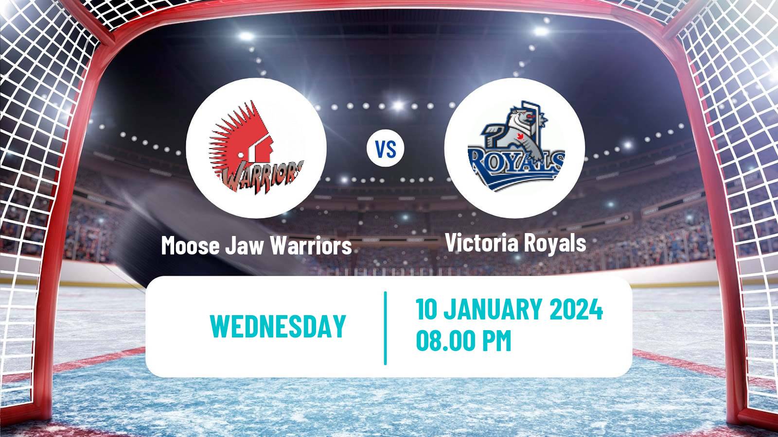 Hockey WHL Moose Jaw Warriors - Victoria Royals