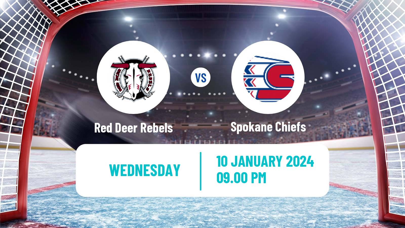 Hockey WHL Red Deer Rebels - Spokane Chiefs