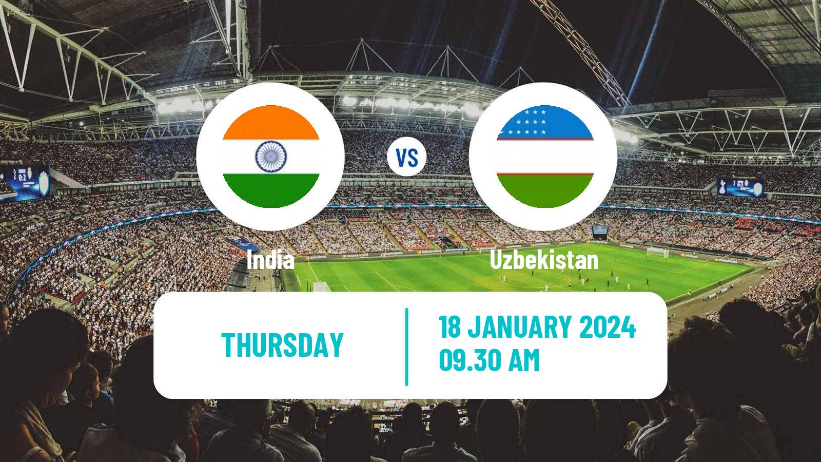Soccer Asian Cup India - Uzbekistan