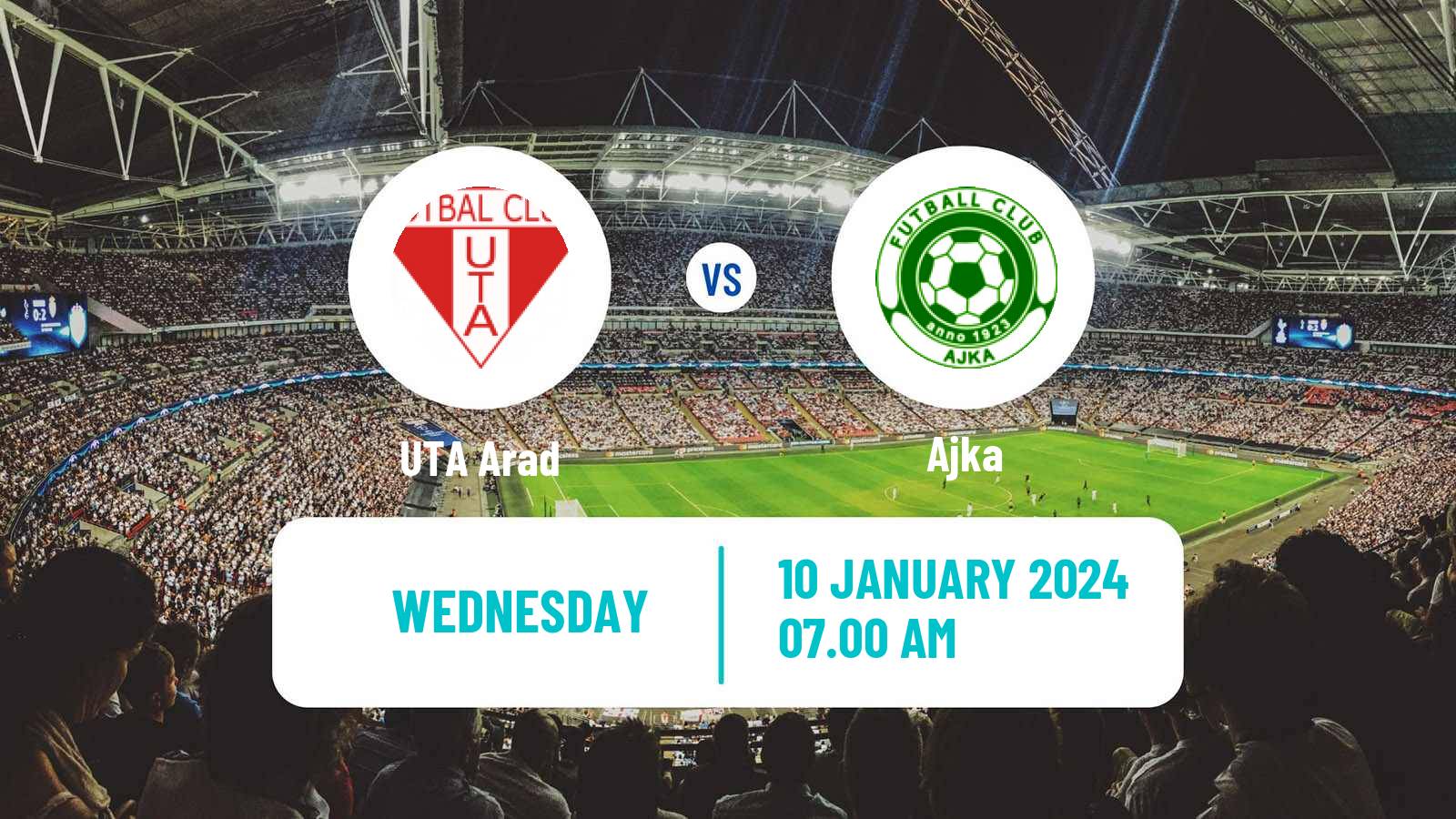 Soccer Club Friendly UTA Arad - Ajka