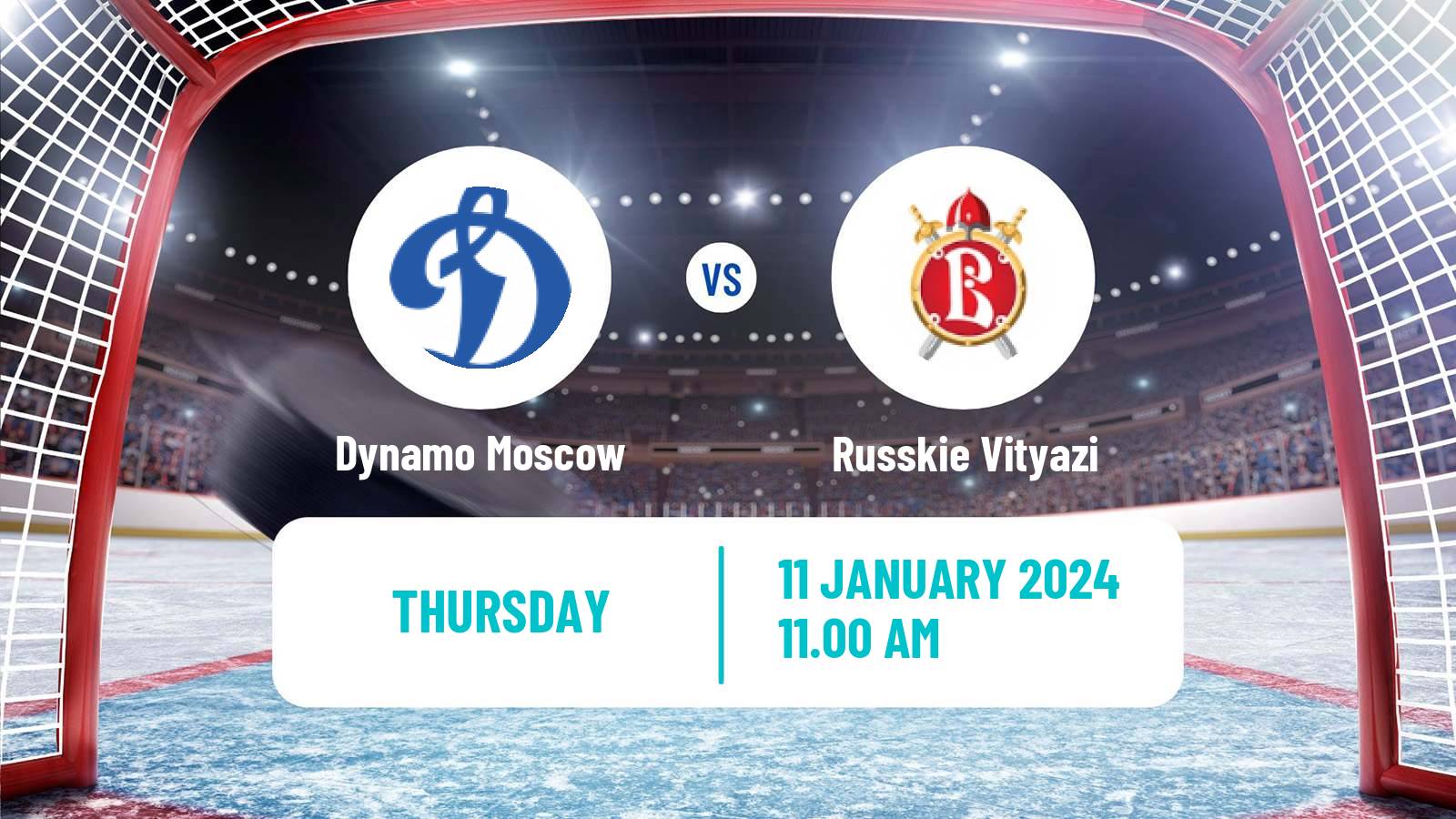 Hockey MHL Dynamo Moscow - Russkie Vityazi