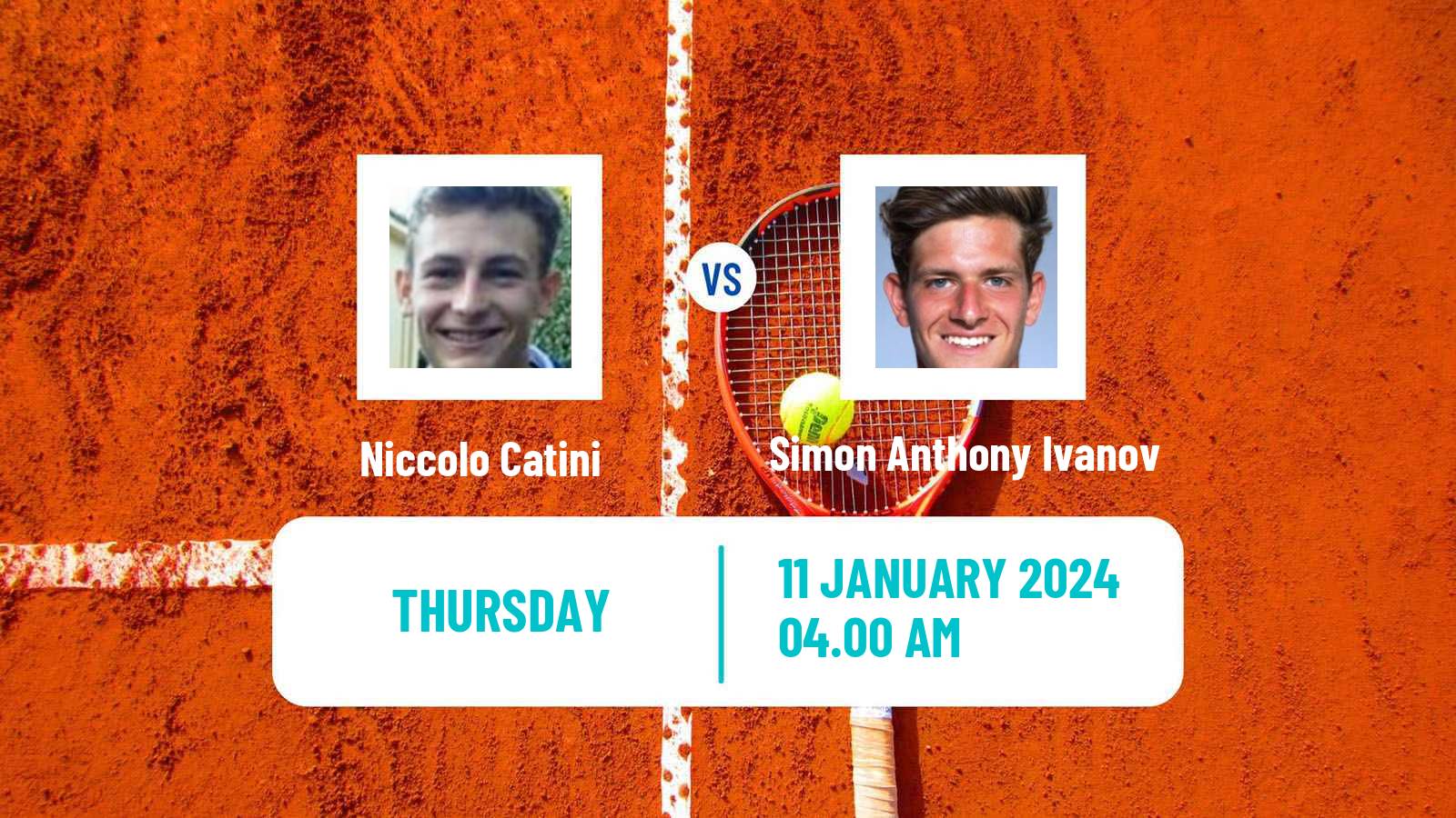 Tennis ITF M15 Antalya Men Niccolo Catini - Simon Anthony Ivanov