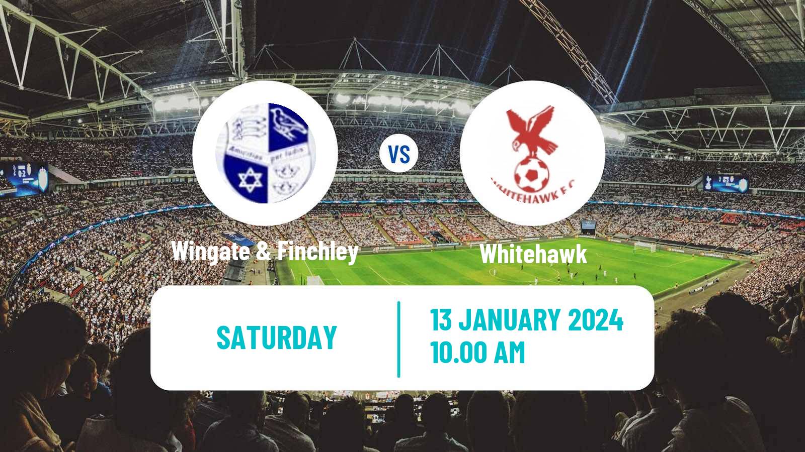 Soccer English Isthmian League Premier Division Wingate & Finchley - Whitehawk
